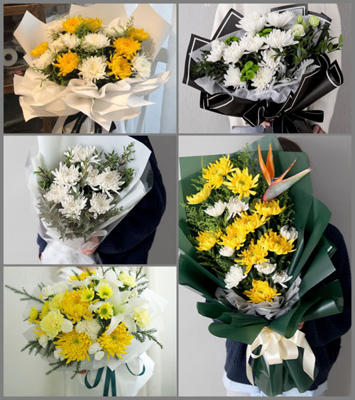 山东济宁曲阜市陵城镇仓门村白事花束代送